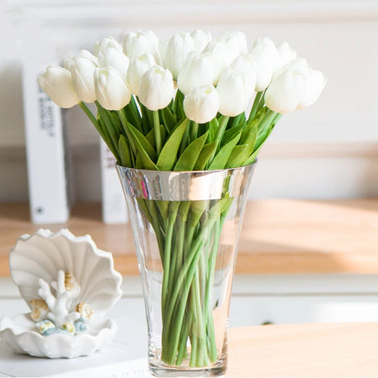 Real Touch Tulip Artificial FlowersDecor Simulation