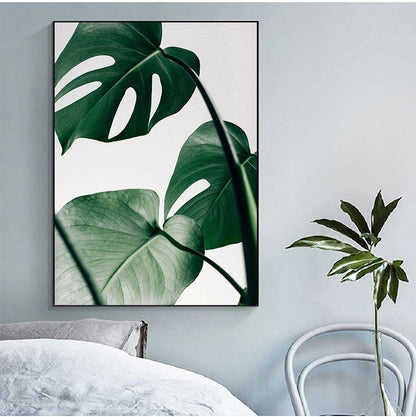 Nature Tropical Palm Leaf Monstera Posters