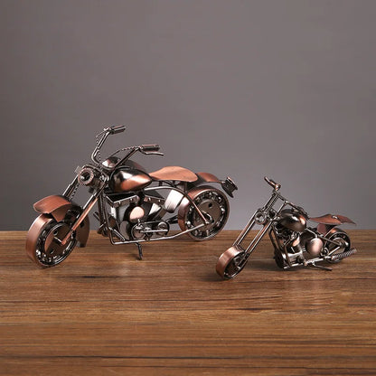 Retro Iron Art Motorcycle Model Ornaments