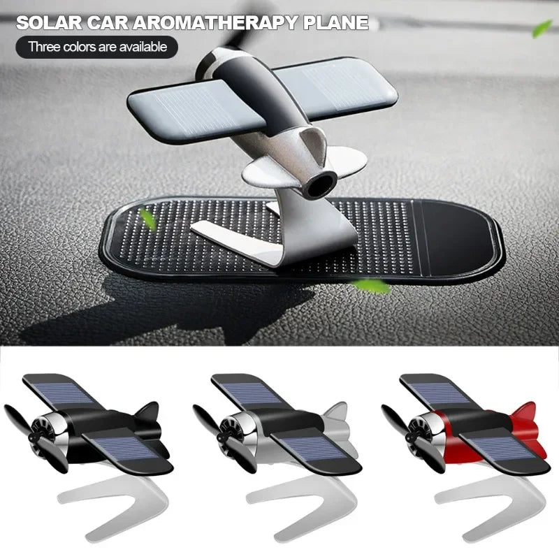 Car Air Freshener Solar Aircraft Ornament