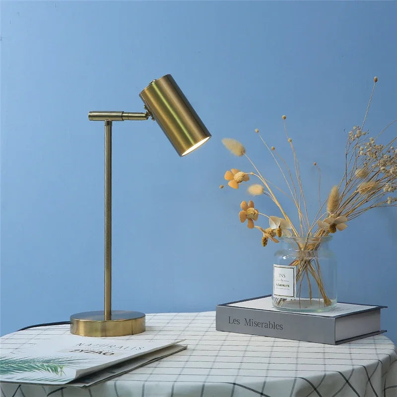 Nordic Creative Golden Table Lamp