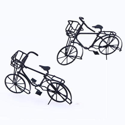 Miniature Vintage Iron Art Alloy Bicycle