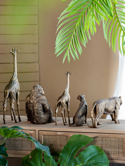 Gold Resin Crafts Simulated Animal Sculptures