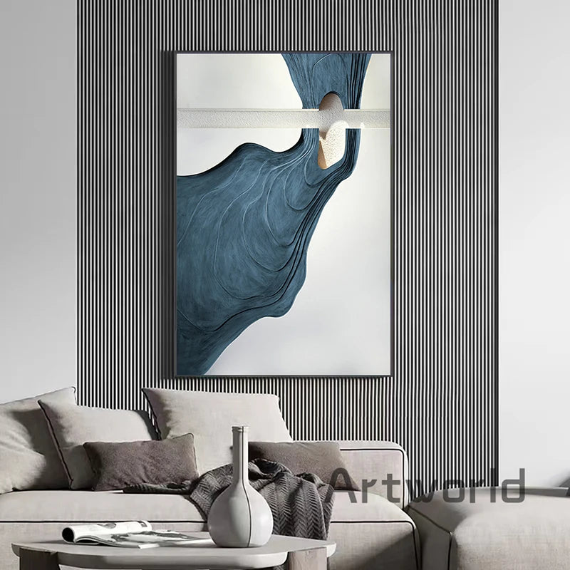 Abstract Art Wood Grain Nordic Wall Poster