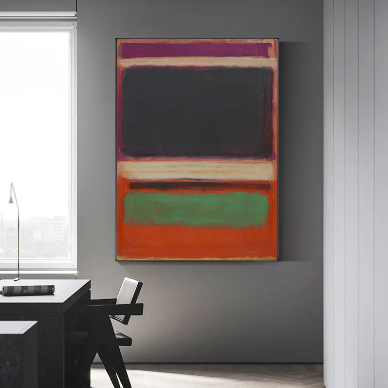 Mark Rothko Abstract Canvas Art Poster