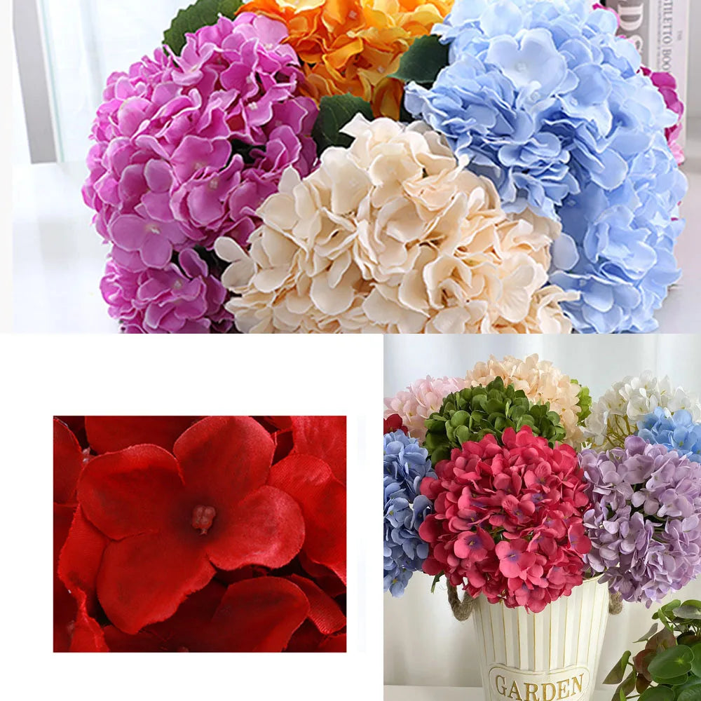 Artificial Silk Peony Hydrangea Flower