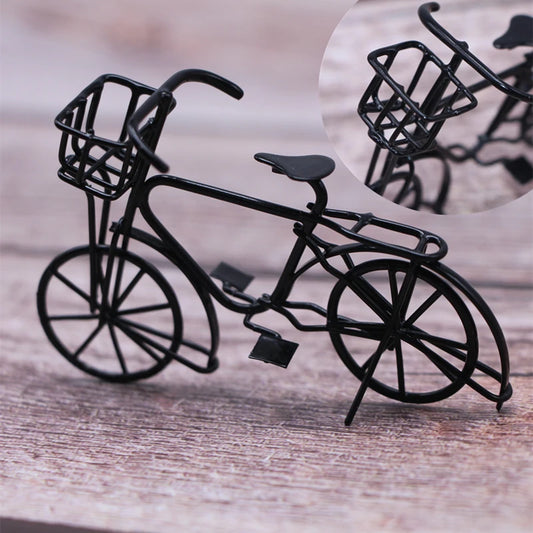 Miniature Vintage Iron Art Alloy Bicycle