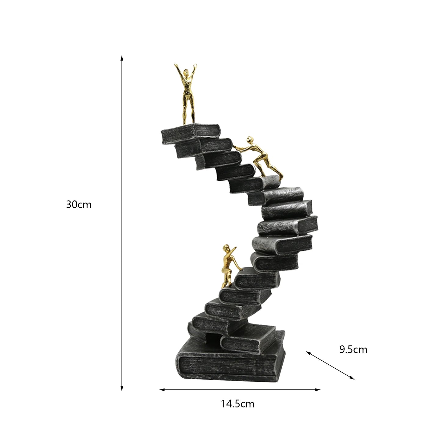 Ladder Sculpture Resin Collectible Statue Art Thinker