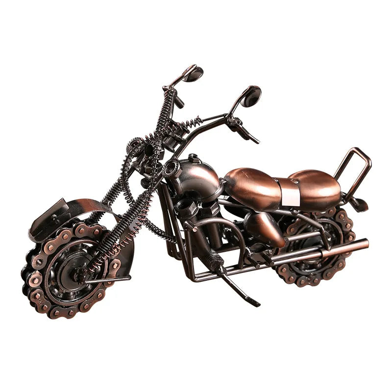 Retro Iron Art Motorcycle Model Ornaments