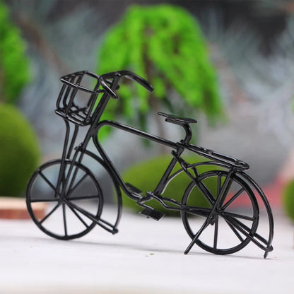 Miniature Vintage Iron Art Alloy Bicycle