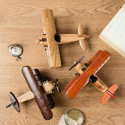 Wooden Airplane Model Handmade