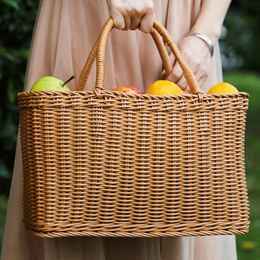 Woven Picnic Baskets Handmade Wicker Basket