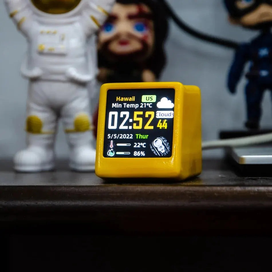 Small Portable Smart Wifi Weather Station Display