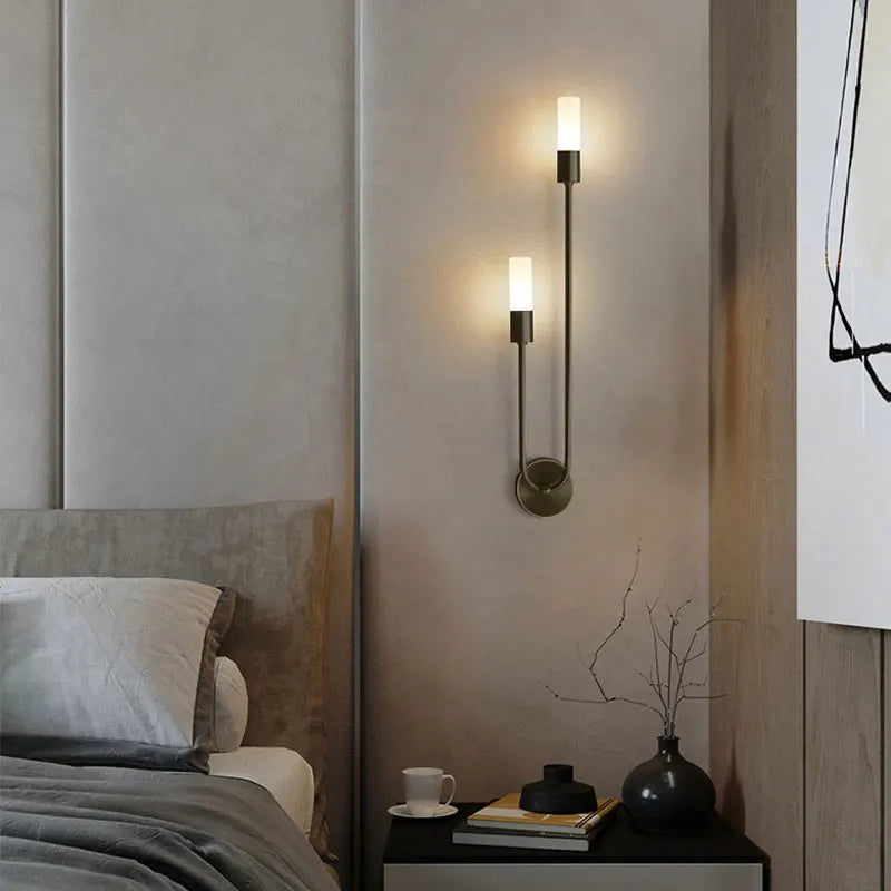 Nordic Brass Wall Lamp Bedroom