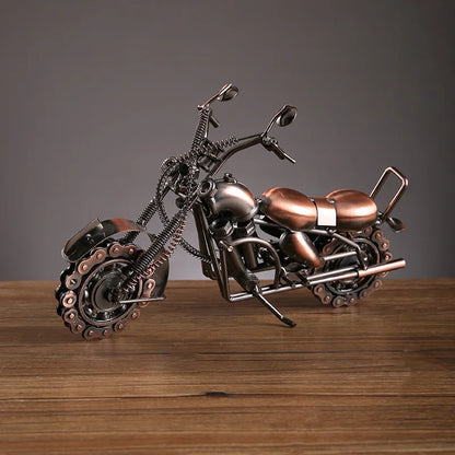 Retro Iron Art Motorcycle Model Ornaments