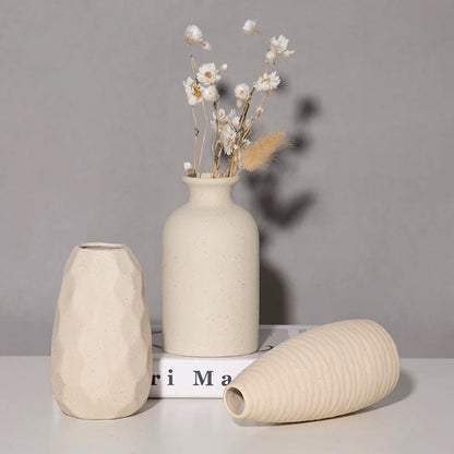 Ceramic Flower Vase Retro Table Decorative Vase